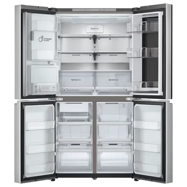 Frigider LG GMG960MBEE cu congelator jos 638 l / 179.2 cm / Inox photo 11