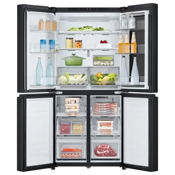 Frigider LG GMV860EPDE cu congelator jos 530 l / 178.7 cm / Black photo 2