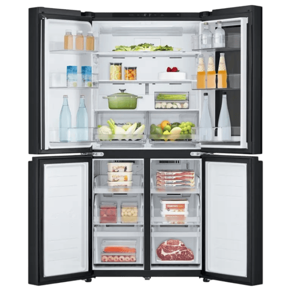Frigider LG GMV860EPDE cu congelator jos 530 l / 178.7 cm / Black photo 2