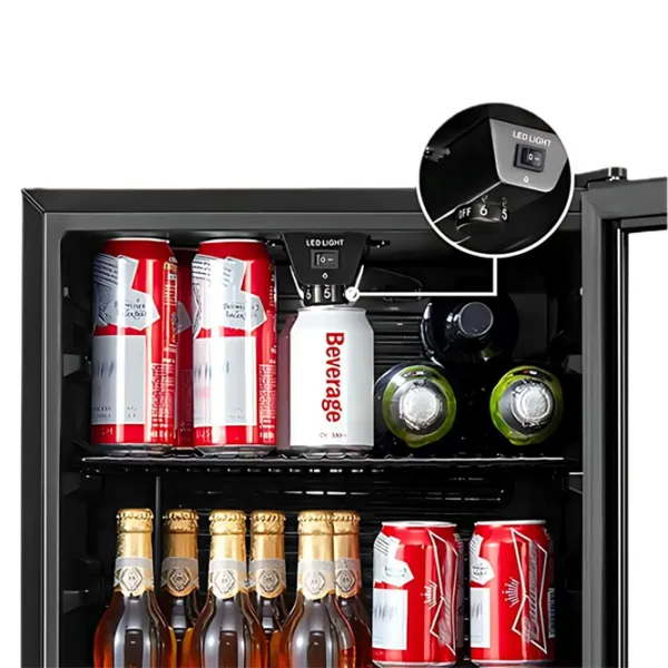 Vitrină frigorifică Starcrest SBC-9901BKE fără congelator 93 l / 84.5 cm / Black photo 5