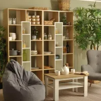 Măsuță de cafea Fabrik Home Blanco Stejar de Piatră Alb Frasin photo 4