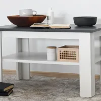 Măsuță de cafea Fabrik Home Blanco Antracit Frasin alb photo 2
