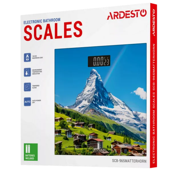 Cântar de bucătărie Ardesto SCB-965MATTERHORN 150 kg / Multicolor photo 5