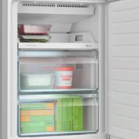 Frigider Bosch KGN33NSDB cu congelator jos 279 l / 175.4 cm / Inox photo 6