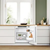Frigider încorporabil Bosch KUL22VFD0 cu congelator sus 110 l / 82 cm / White photo 5
