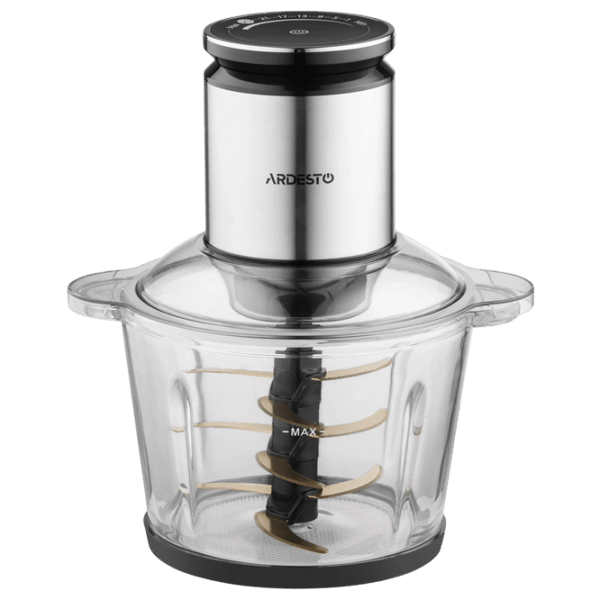 Aparat de mărunţit Ardesto CHK-8003B 3 l / 800 W / Inox photo 2
