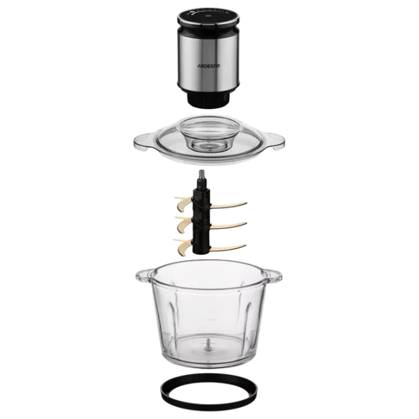 Aparat de mărunţit Ardesto CHK-8003B 3 l / 800 W / Inox photo 9