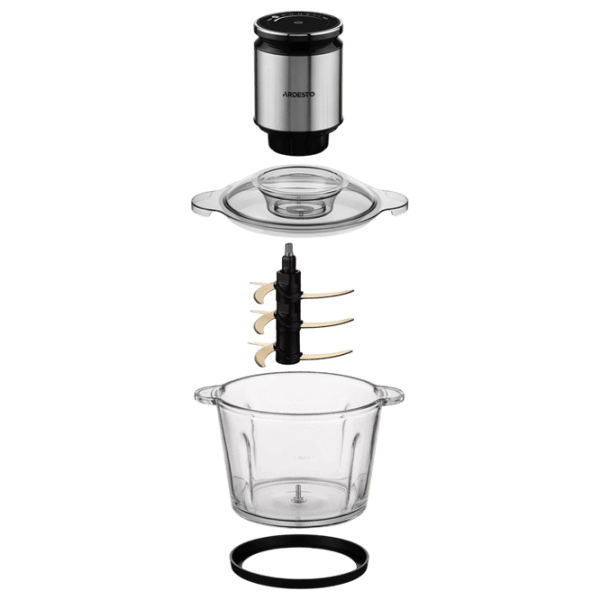 Aparat de mărunţit Ardesto CHK-8003B 3 l / 800 W / Inox photo 9