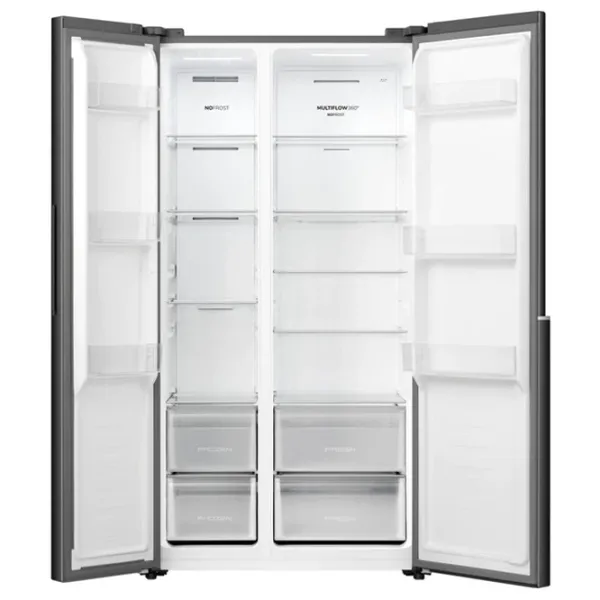 Frigider Gorenje NRS917E41BX Side by Side 544 l / 178.6 cm / Graphite photo 5