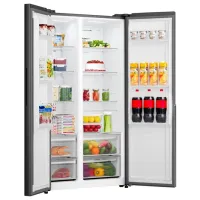 Frigider Gorenje NRS917E41BX Side by Side 544 l / 178.6 cm / Graphite photo 7