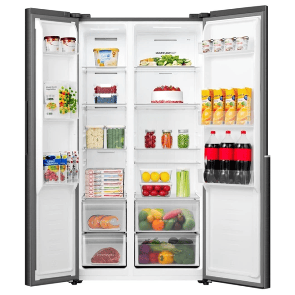 Frigider Gorenje NRS917E41BX Side by Side 544 l / 178.6 cm / Graphite photo 8