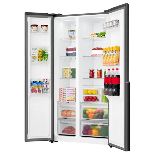 Frigider Gorenje NRS917E41BX Side by Side 544 l / 178.6 cm / Graphite photo 9