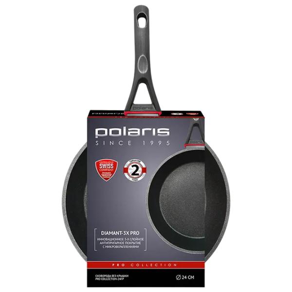 Сковорода Polaris PRO Collection 24FP Универсальная / 24 см / Черный photo 4