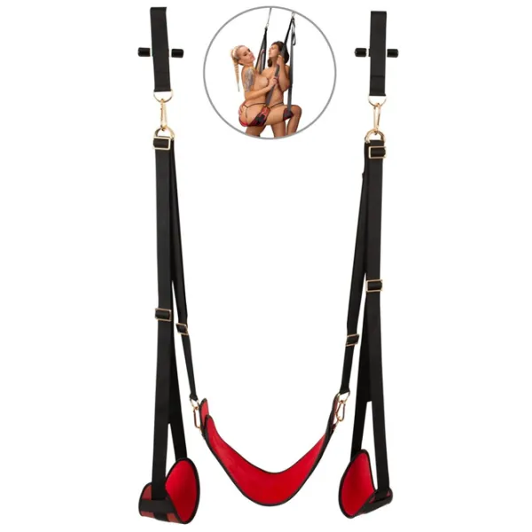 Leagăn pentru sex Bad Kitty Door Swing Black photo 2