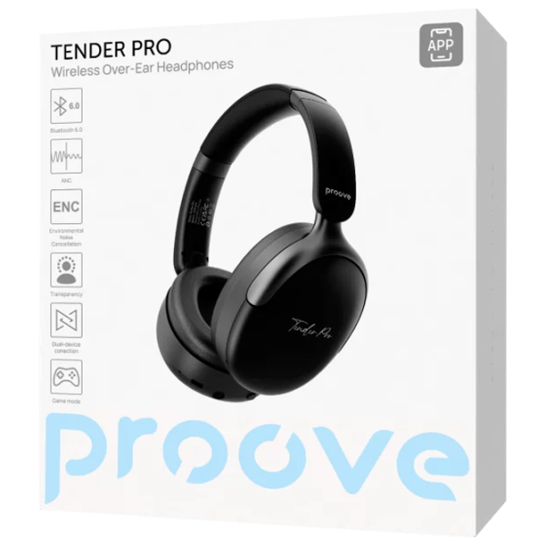 Căști Proove Tender Pro Black Fără fir/ Personal photo 5