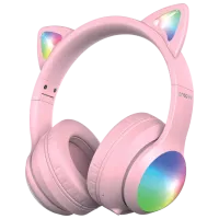 Наушники Proove Kids LumiCat Розовый Беспроводные/ Детские
