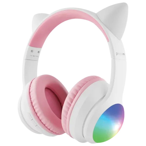 Căști Proove Kids LumiCat White Pink Fără fir/ Pentru copii photo 3