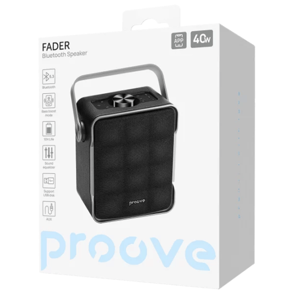 Портативная колонка Proove Fader 40 Вт/ Черный photo 6