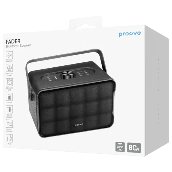 Boxă portabilă Proove Fader 80 W/ Black photo 6