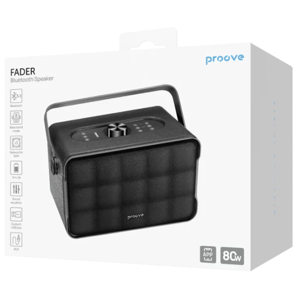 Boxă portabilă Proove Fader 80 W/ Black photo 6