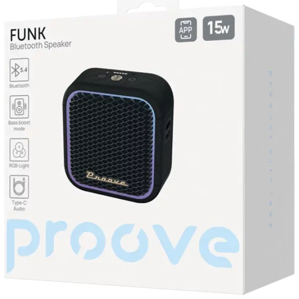 Boxă portabilă Proove Funk 15 W/ Black photo 6