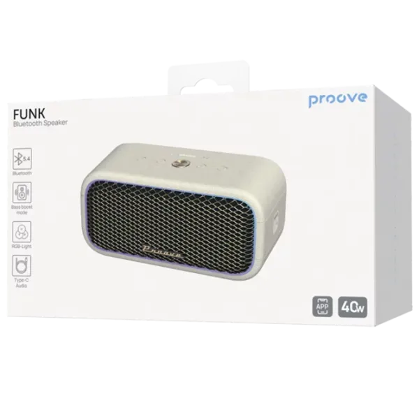 Boxă portabilă Proove Funk 40 W/ Beige photo 8