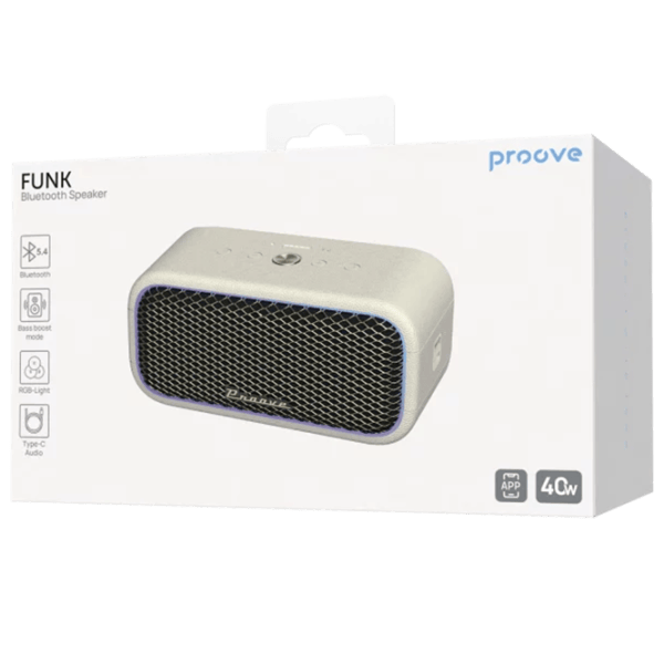 Boxă portabilă Proove Funk 40 W/ Beige photo 8