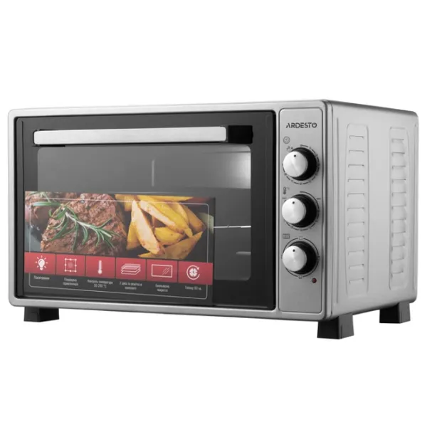 Электрическая печь Ardesto MEO-N40GR 40 л / 1300 Вт / Нержавеющая сталь photo 2