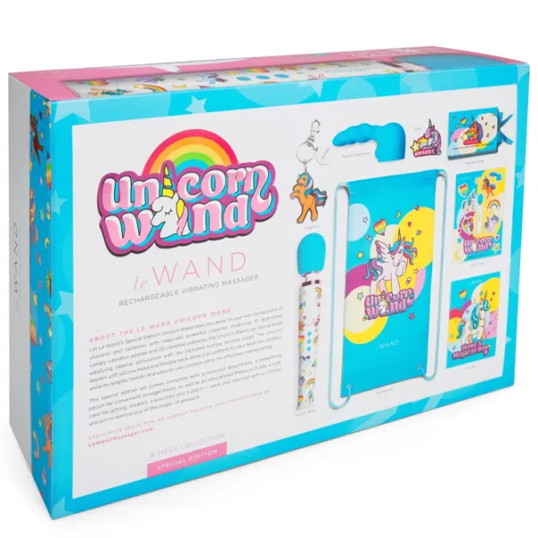 Вибратор le Wand Unicorn Wand Синий photo 7