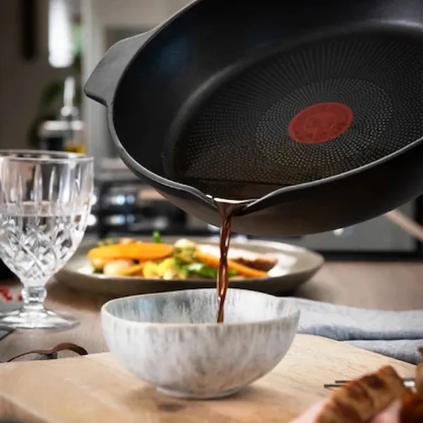 Сковорода Tefal Robusto E2490544 Универсальная / 26 см / Черный photo 3