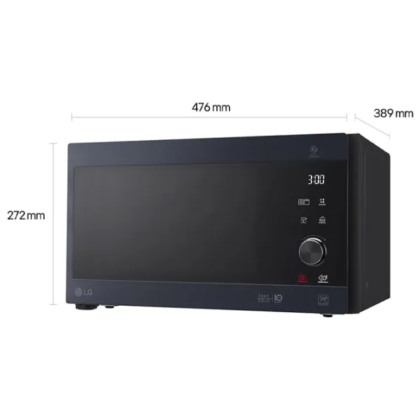 Cuptor cu microunde LG MH6565CPB Standart / 1000 W / Black photo 2