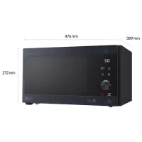 Cuptor cu microunde LG MH6565CPB Standart / 1000 W / Black photo 2