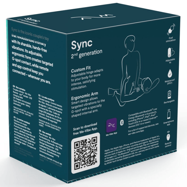 Вибратор We-Vibe Sync 2 Зеленый photo 11