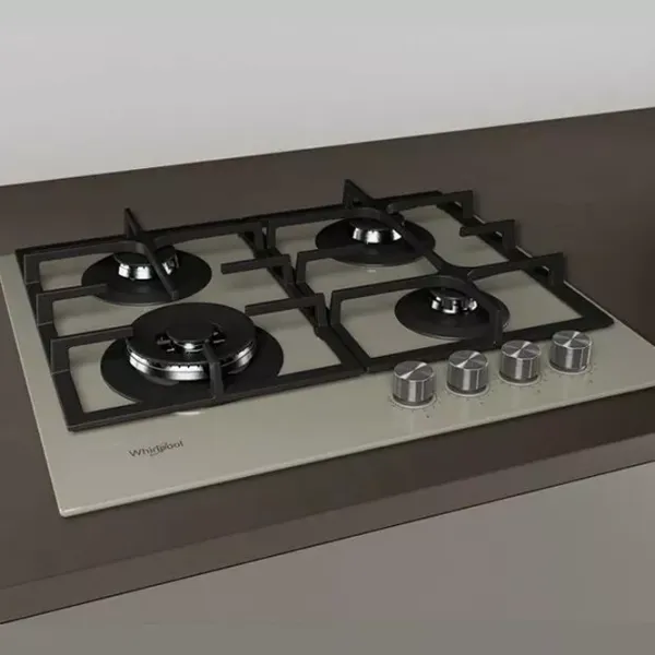 Газовая варочная панель Whirlpool GOFL 629/SH EE Нержавеющая сталь / Бежевый photo 4