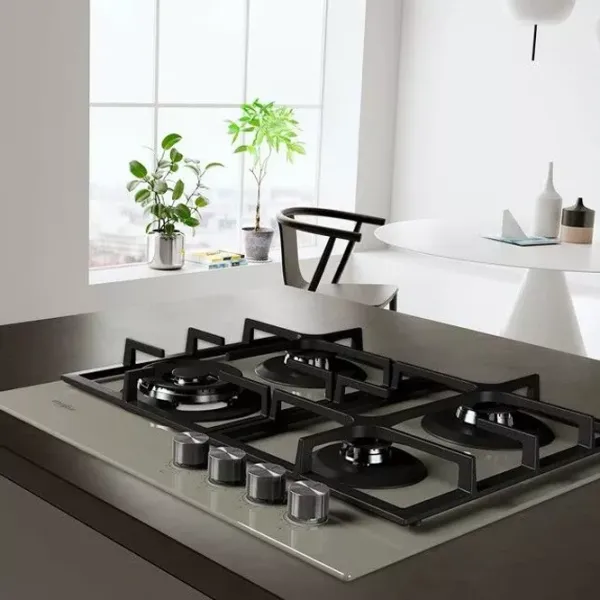 Газовая варочная панель Whirlpool GOFL 629/SH EE Нержавеющая сталь / Бежевый photo 5