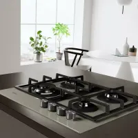 Plită încorporabilă pe gaz Whirlpool GOFL 629/SH EE Inox / Beige photo 5
