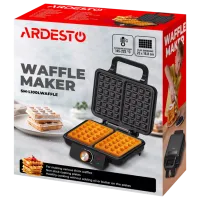 Aparat de vafe Ardesto SM-L100LWAFFL 1200 W / Black photo 6
