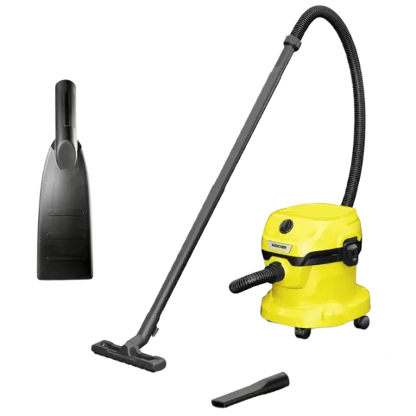 Промышленный пылесос KARCHER WD 2 Plus V-12/4/18 + 6.959.547.0 1000 Вт / Желтый photo 1