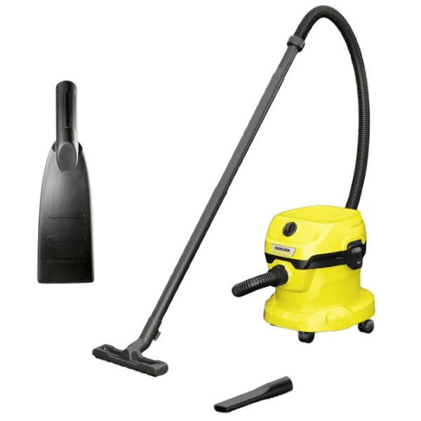 Промышленный пылесос KARCHER WD 2 Plus V-12/4/18 + 6.959.547.0 1000 Вт / Желтый photo 1