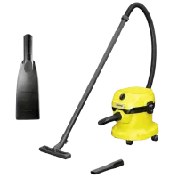 Промышленный пылесос KARCHER WD 2 Plus V-12/4/18 + 6.959.547.0 1000 Вт / Желтый