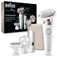 Epilator Braun SES9360 3D Uscată / Gold White photo 3