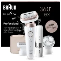 Epilator Braun SES9360 3D Uscată / Gold White photo 4