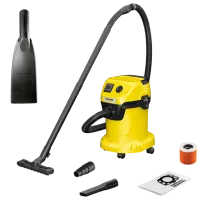 Промышленный пылесос KARCHER WD 3 V-17/4/20 + WD 6.959.547.0 1000 Вт / Желтый