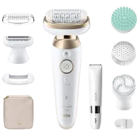 Epilator Braun SES9481 3D Umedă / Gold White photo 2