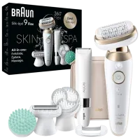 Epilator Braun SES9481 3D Umedă / Gold White photo 3