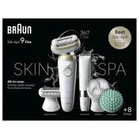 Epilator Braun SES9481 3D Umedă / Gold White photo 4