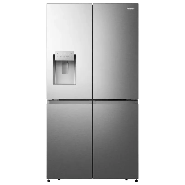 Frigider Hisense RQ760N4SASE cu congelator jos 584 l / 178.5 cm / Inox photo 1