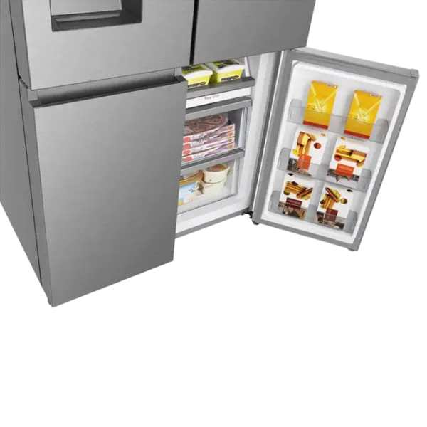 Frigider Hisense RQ760N4SASE cu congelator jos 584 l / 178.5 cm / Inox photo 2