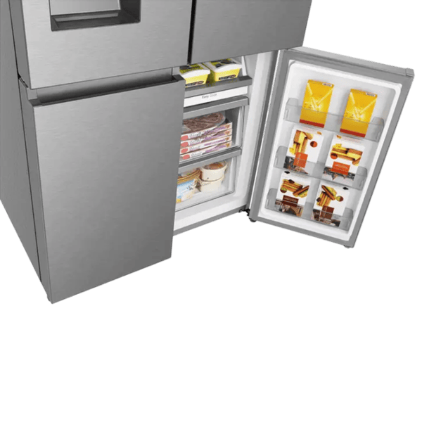 Frigider Hisense RQ760N4SASE cu congelator jos 584 l / 178.5 cm / Inox photo 2