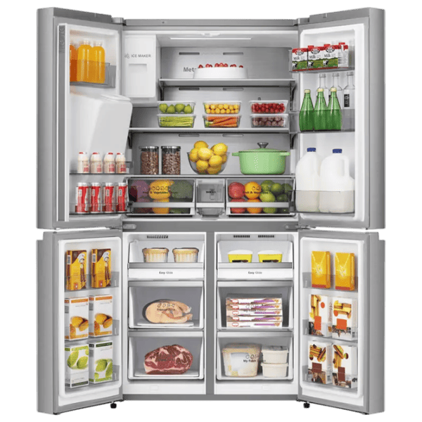 Frigider Hisense RQ760N4SASE cu congelator jos 584 l / 178.5 cm / Inox photo 3